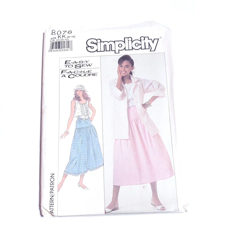Vintage | Easy Cami & Skirt Pattern 8-14